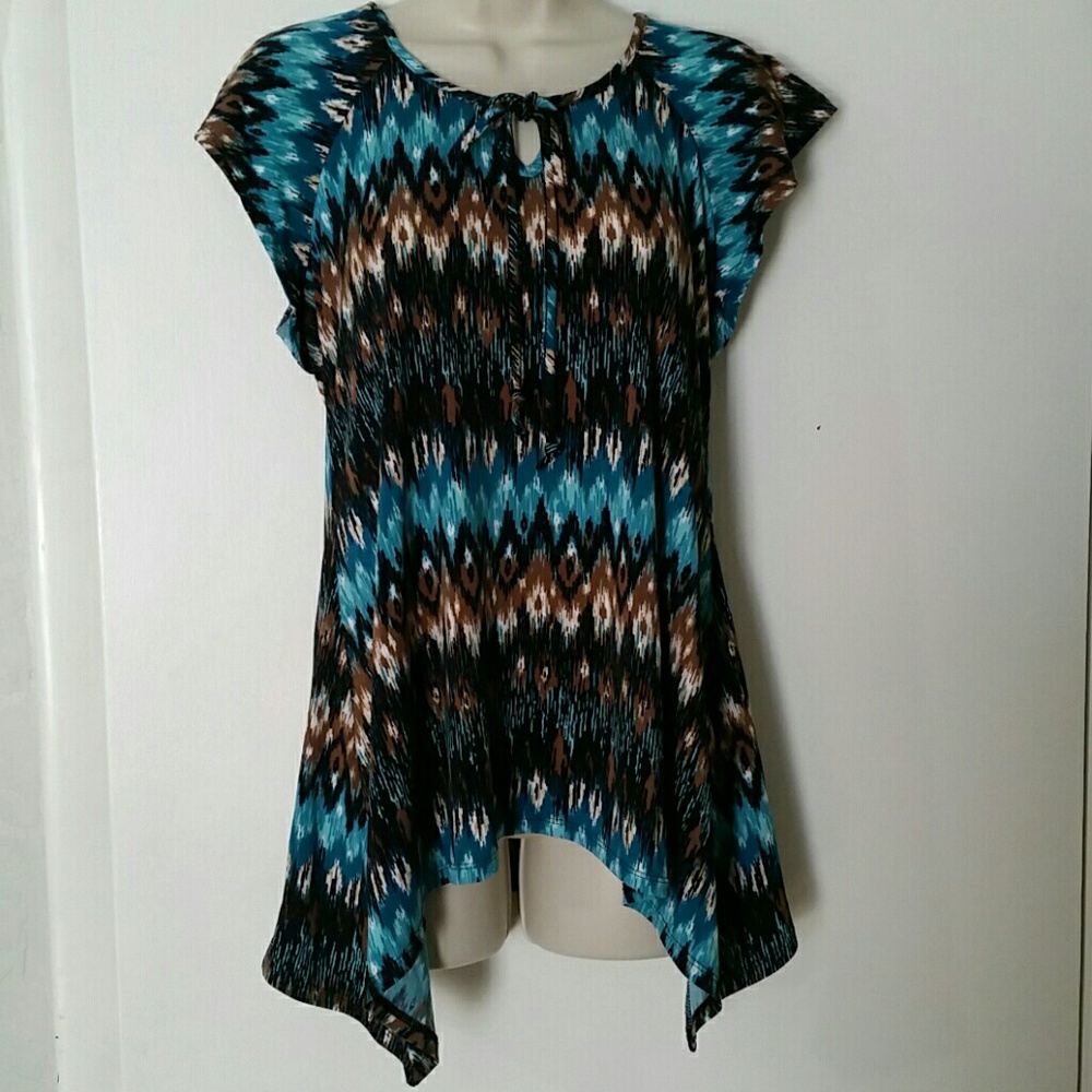 Cato Flutter Short Sleeve Top